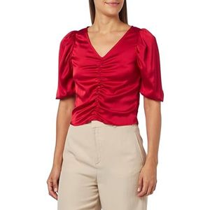 faina Blouse  robijnrood