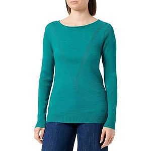 Usha - Trui - Smaragd - Viscose - Lange Mouw - Slanke Pasvorm