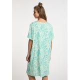 Zomerjurk - Viscose - Ronde Hals - Paisley Motief - Knielengte - Losse Pasvorm - Kwartmouw