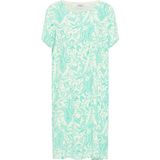 Zomerjurk - Viscose - Ronde Hals - Paisley Motief - Knielengte - Losse Pasvorm - Kwartmouw