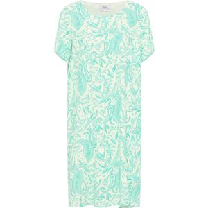 Zomerjurk - Viscose - Ronde Hals - Paisley - Knielengte - Losse Pasvorm - Kwartmouw