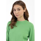 Mymo - Gebreide Trui - Lichtgroen - Dames