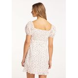 Mymo - Mini-jurk - Wit - Korte Mouwen