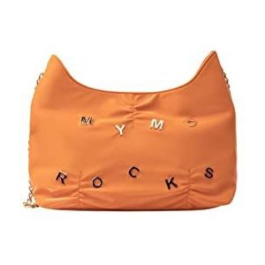 myMo ROCKS dames handtas, oranje, Eén Maat