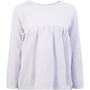 MYMO - Trui - Pastellila - Viscose - Lange Mouw - Ronde Hals