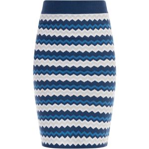 Faina - Midi-Rok - Gebreid - Veelkleurig - Dames