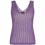 faina gebreide top met fantasiegaren