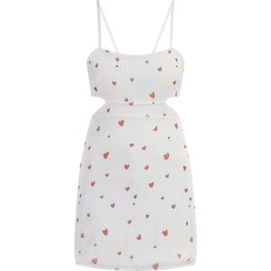 myMo - Blouse - Hartenprint - Lichtgewicht - Semi-transparante Mouwen