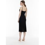 Mymo - Midi-jurk - Zwart - Dames