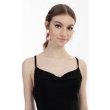 Mymo - Midi-jurk - Zwart - Dames