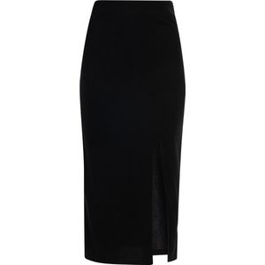 myMo - at night - Midi Rok - Geribde Jersey - Effen Ontwerp