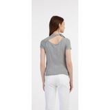 MYMO - Shirt - Grijs Gemêleerd - Jersey - Ronde Hals - Slanke Pasvorm