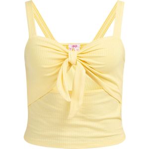 Mymo - Ribgebreide Top - Lichtgeel - Dames