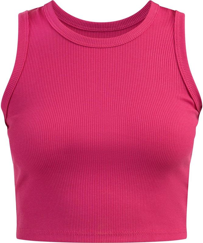 Mymo - Crop Top - Roze - Gebreide Tanktop