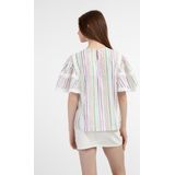 myMo - Blouse - Met Metallic Strepen