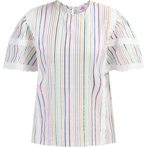 myMo - Blouse - Met Metallic Strepen