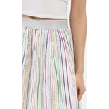 Plooirok - Multi - Metaaldraad - Wijd Uitlopend Silhouet