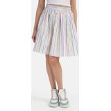 Plooirok - Multi - Metaaldraad - Wijd Uitlopend Silhouet