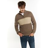 Mo - Grof Gebreide Trui - Olijf - Heren