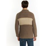 Mo - Grof Gebreide Trui - Olijf - Heren