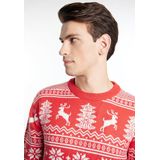Mo - Kersttrui - Rood - Heren