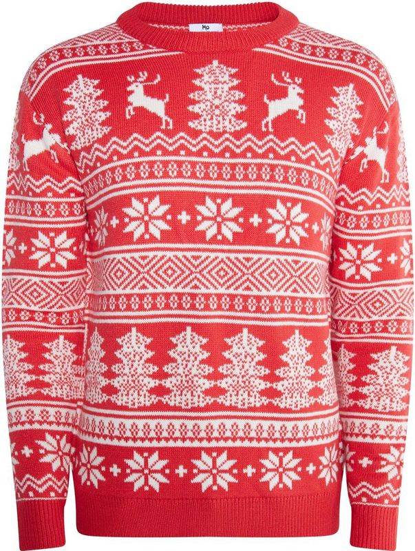 Mo - Kersttrui - Rood - Heren