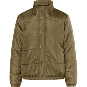 Mo - Gewatteerd Blousonjack - Licht - Zacht Glanzend - Hoge Opstaande Kraag