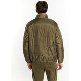 Mo - Gewatteerd Blousonjack - Licht - Glanzend - Hoge Kraag