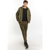 Mo - Gewatteerd Blousonjack - Licht - Glanzend - Hoge Kraag