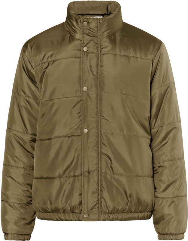 Mo - Gewatteerd Blousonjack - Licht - Glanzend - Hoge Kraag