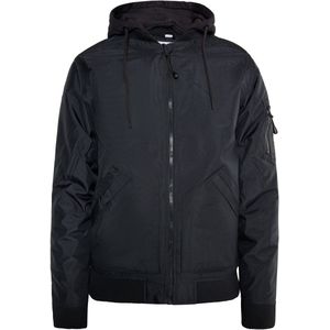 Mo - Bomberjack - Zwart - Licht Gewatteerd - Waterafstotend