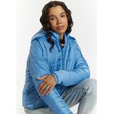 Mymo - Jas - Hemelsblauw - Dun Gewatteerd - Dames
