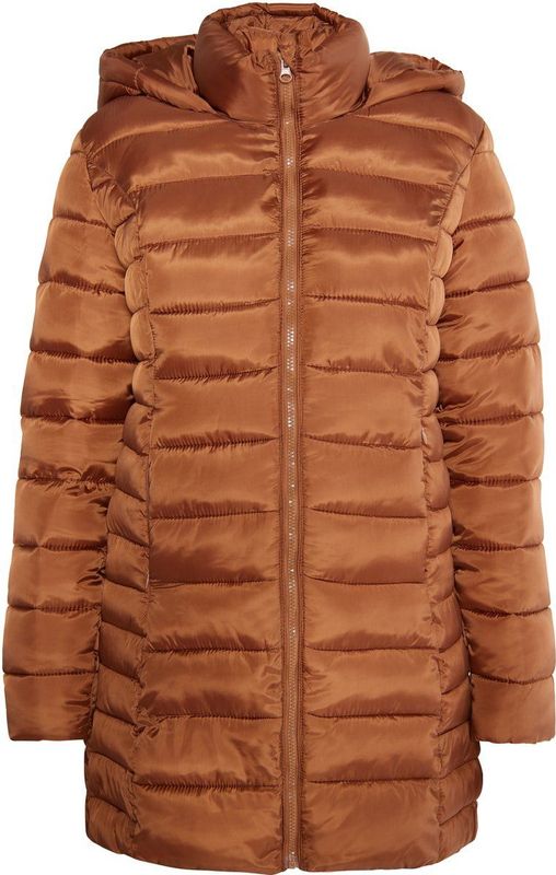 Mymo - Licht Gewatteerd Jack - Lichtbruin - Dames - Parka
