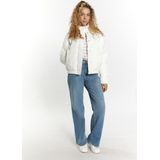 Mymo - Licht Gewatteerd Blousonjack - Wolwit - Dames