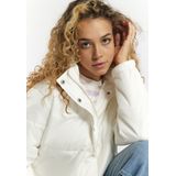 Mymo - Licht Gewatteerd Blousonjack - Wolwit - Dames