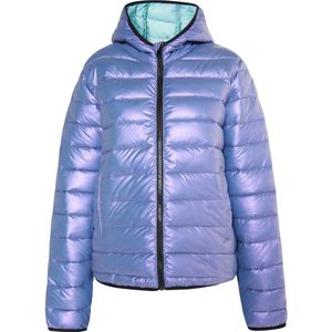 Mymo Glanzend gewatteerd jasje Dames violet