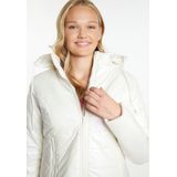 myMo - Gewatteerde Winterjas - Grijs - Met Hoge Opstaande Kraag