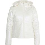 myMo - Gewatteerde Winterjas - Grijs - Met Hoge Opstaande Kraag