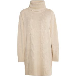 MYMO - Gebreide Jurk - Crème - Biany