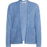 Mymo - Gebreid Vest - Hemelsblauw - Dames