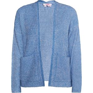 Mymo - Gebreid Vest - Hemelsblauw - Dames
