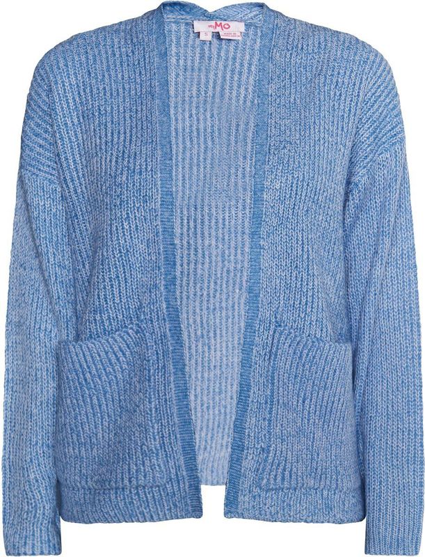 Mymo - Gebreid Vest - Hemelsblauw - Dames