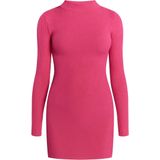 Mymo - Mini-gebreide Jurk - Roze - Dames