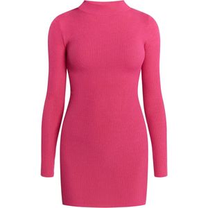 Mymo - Mini-gebreide Jurk - Roze - Dames