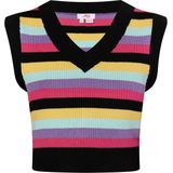 Mymo - Gebreide Trui - Zwart - Dames - Cropped Model