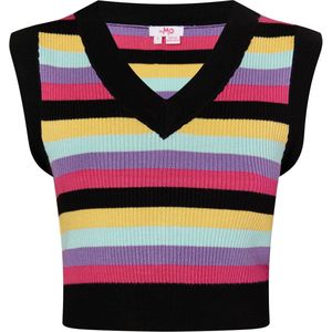 Mymo - Gebreide Trui - Zwart - Dames - Cropped Model