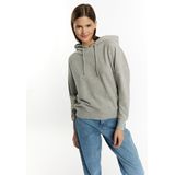 Mymo - Hoodie - Grijs Melange - Dames