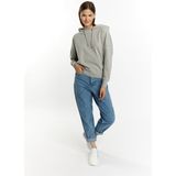 Mymo - Hoodie - Grijs Melange - Dames