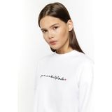 myMo - Cropped Sweatshirt - Zacht Katoen - Losse Pasvorm