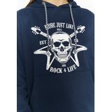 Mymo - Hoodie - Marine - Dames - Met Capuchon